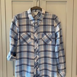 Soft Joie Lilya Plaid Button Down | XS